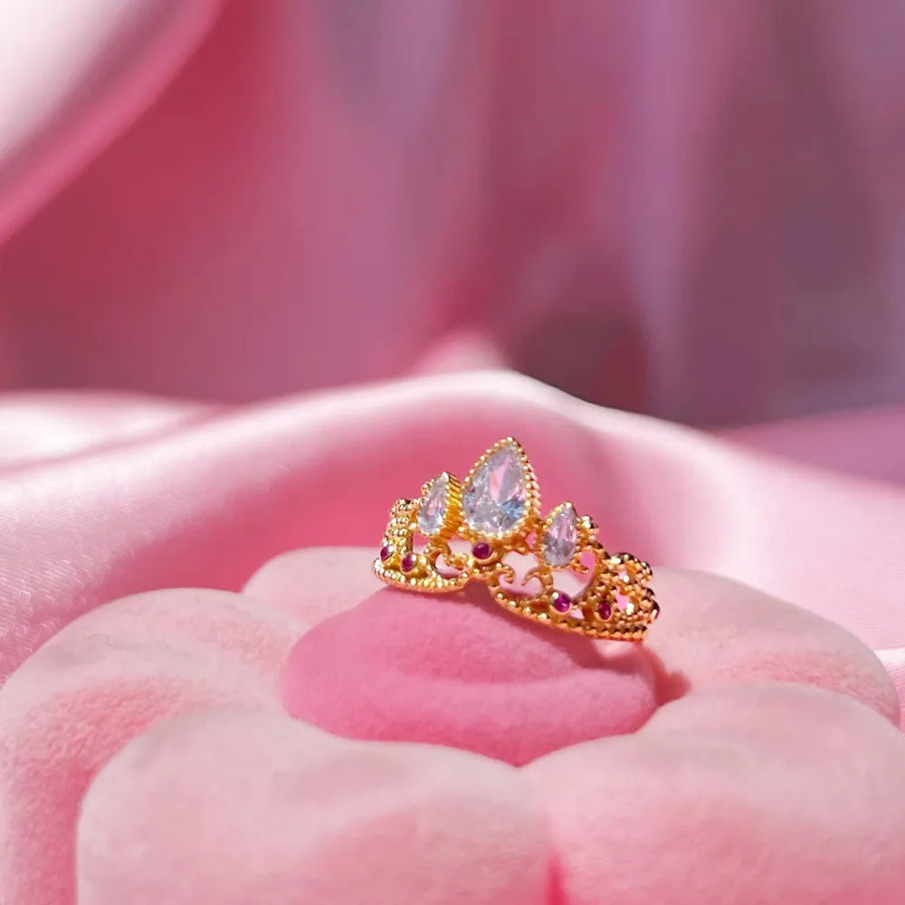 Rapunzel Crown: Regal Elegance Ring